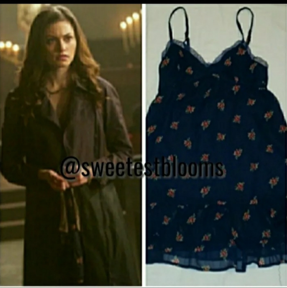 ASO Hayley Marshall ABERCROMBIE & FITCH FLORAL DRESS SIZE S Y2K